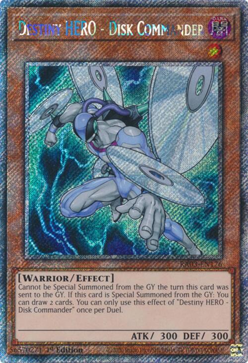 Destiny HERO - Disk Commander (Platinum Secret Rare)