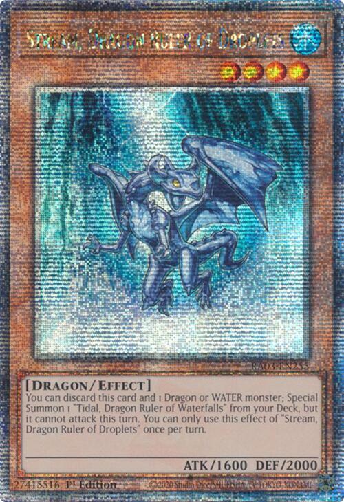 Stream, Dragon Ruler of Droplets (Quarter Century Secret Rare)