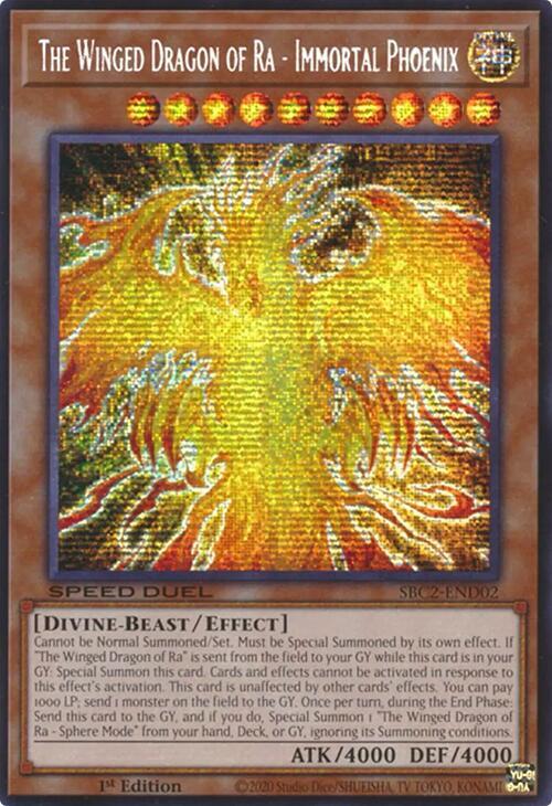 The Winged Dragon of Ra - Immortal Phoenix (PSR)