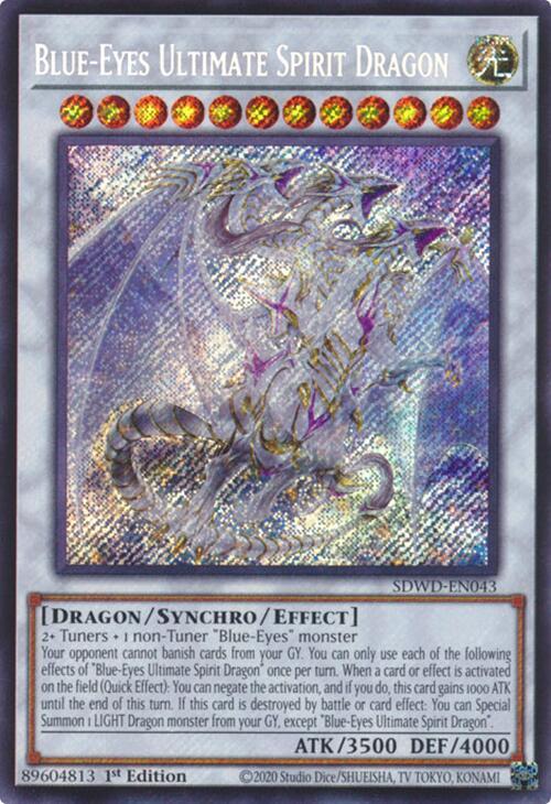 Blue-Eyes Ultimate Spirit Dragon (Secret Rare)