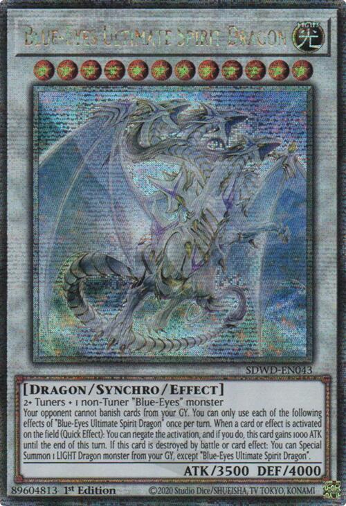 Blue-Eyes Ultimate Spirit Dragon (Quarter Century Secret Rare)