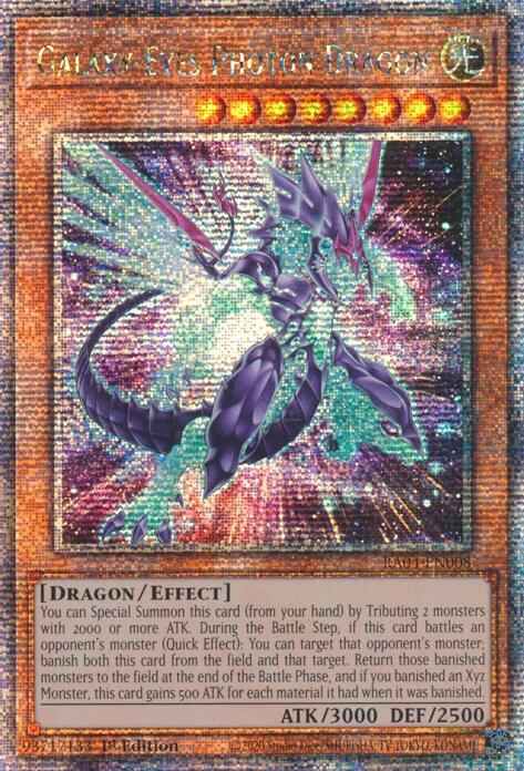 Galaxy-Eyes Photon Dragon (New Art) (Quarter Century Secret Rare)