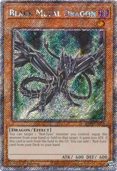 Black Metal Dragon (Platinum Secret Rare)