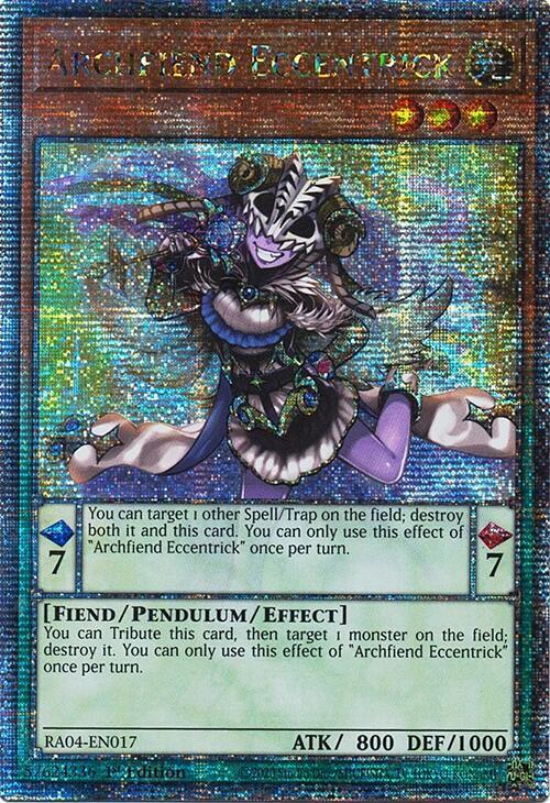 Archfiend Eccentrick (Quarter Century Secret Rare)