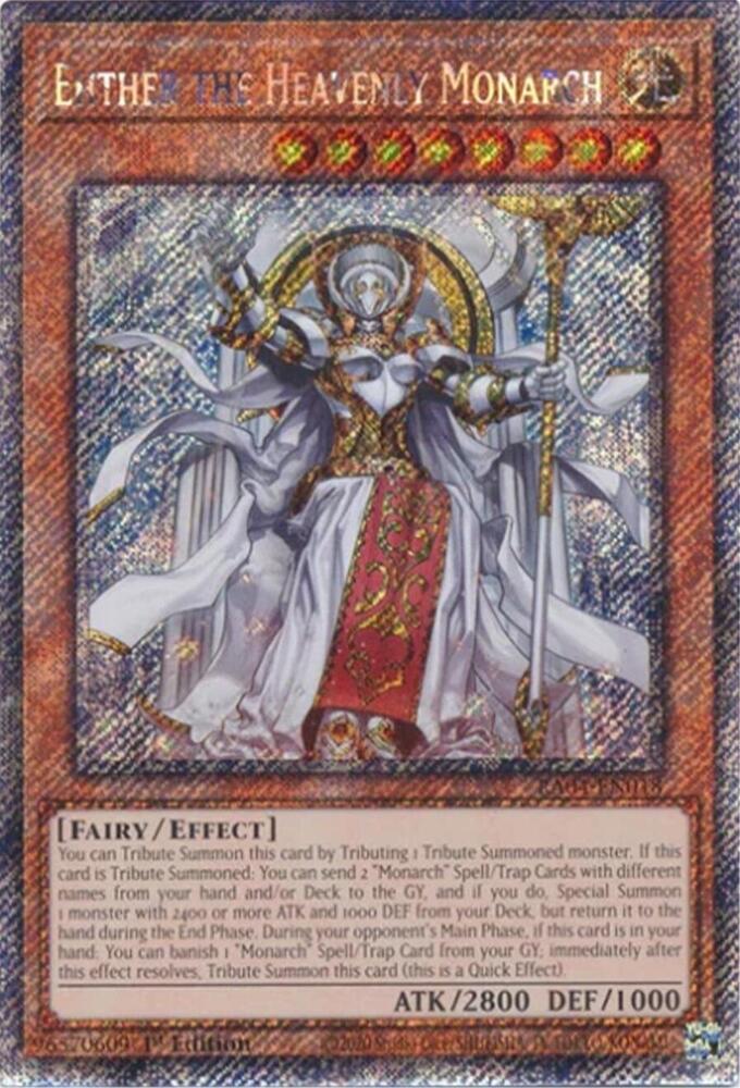 Ehther the Heavenly Monarch (Platinum Secret Rare)