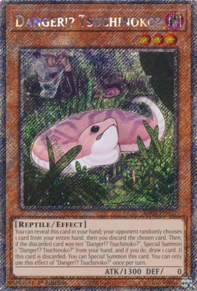 Danger!? Tsuchinoko? (Platinum Secret Rare)