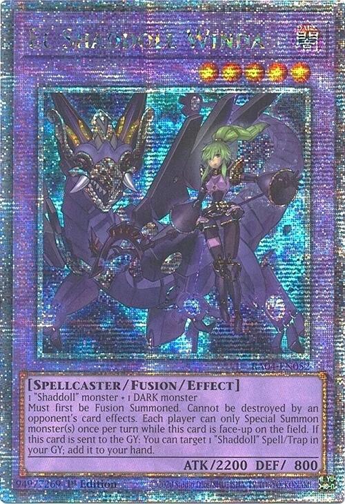 El Shaddoll Winda (Alternate Art) (Quarter Century Secret Rare)