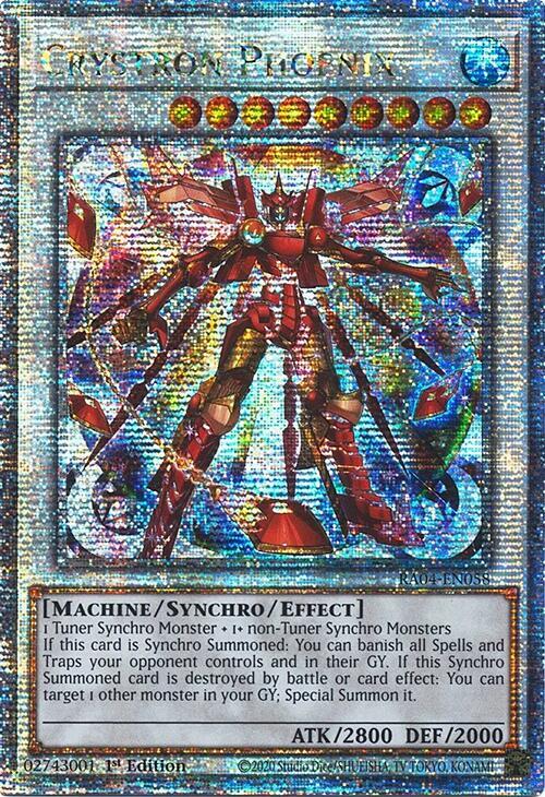 Crystron Phoenix (Quarter Century Secret Rare)