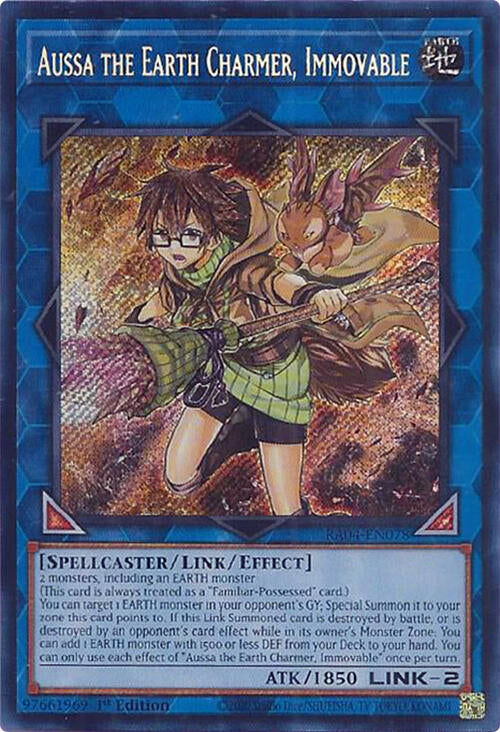 Aussa the Earth Charmer, Immovable (Secret Rare)