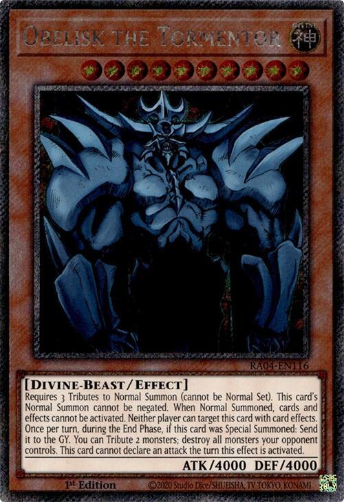 Obelisk the Tormentor (Platinum Secret Rare)