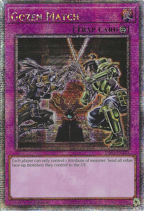 Gozen Match (Quarter Century Secret Rare)