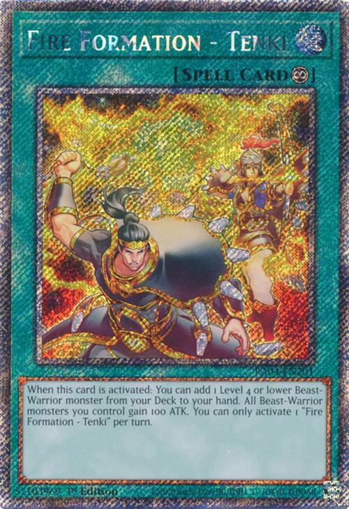 Fire Formation - Tenki (Platinum Secret Rare)