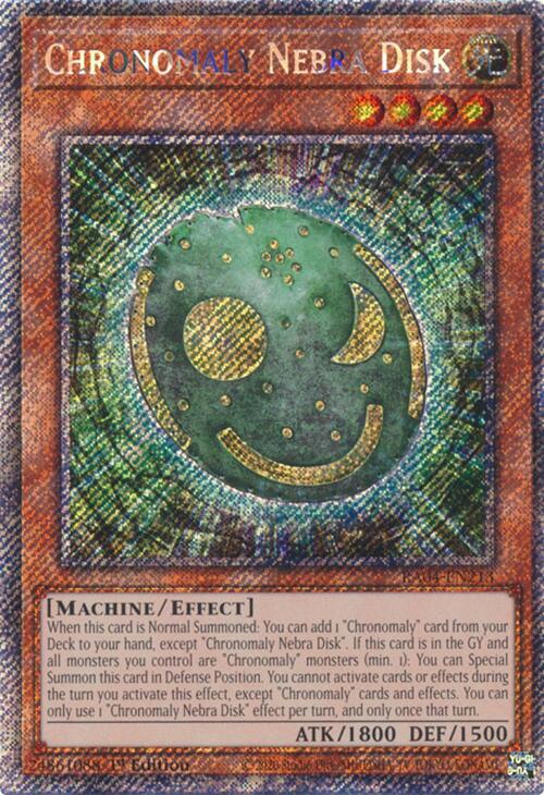 Chronomaly Nebra Disk (Platinum Secret Rare)