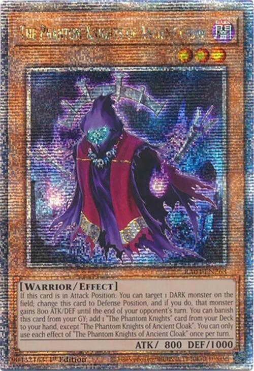The Phantom Knights of Ancient Cloak (Quarter Century Secret Rare)