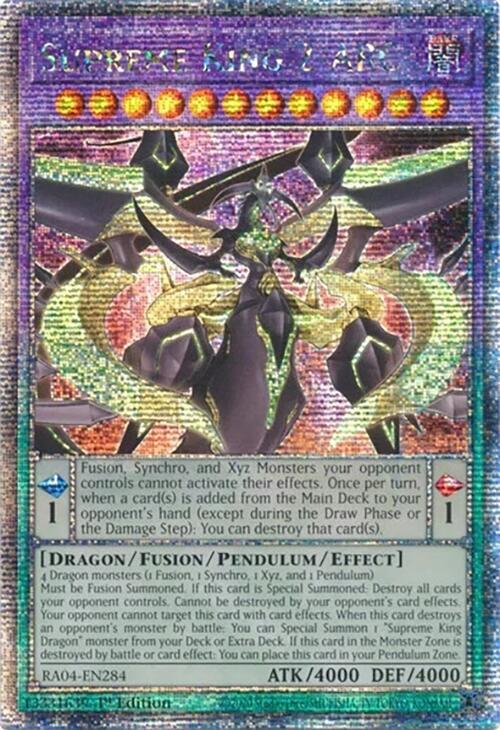 Supreme King Z-ARC (Quarter Century Secret Rare)