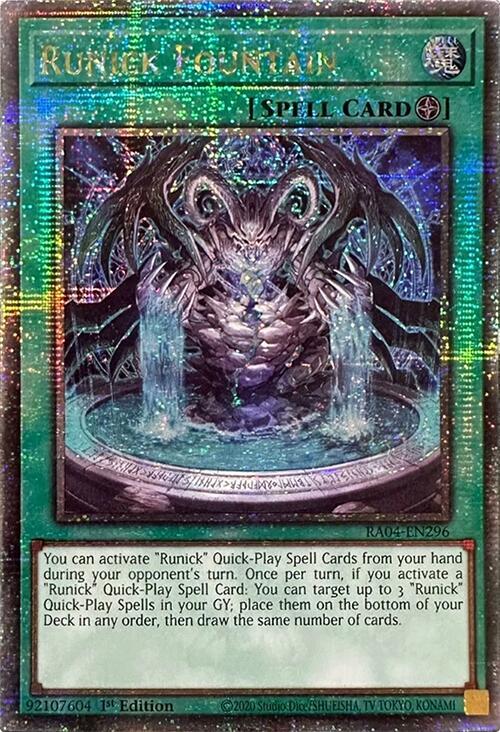 Runick Fountain (Quarter Century Secret Rare)