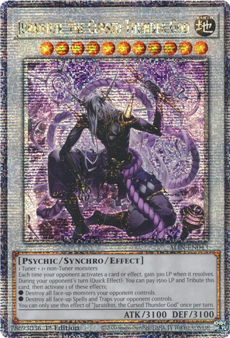 Juraishin, the Cursed Thunder God (Quarter Century Secret Rare)