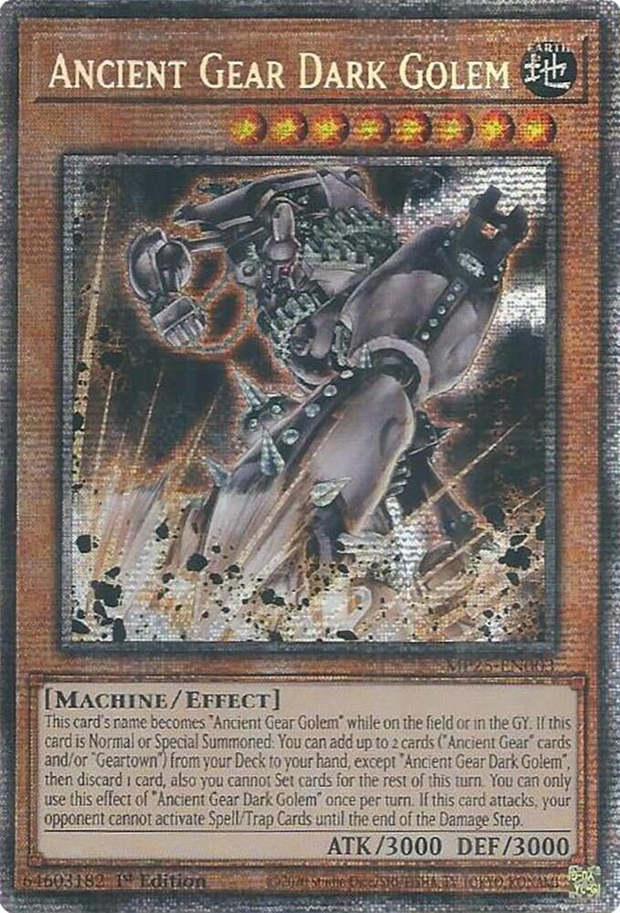 Ancient Gear Dark Golem