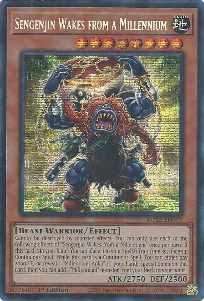 Sengenjin Wakes from a Millennium