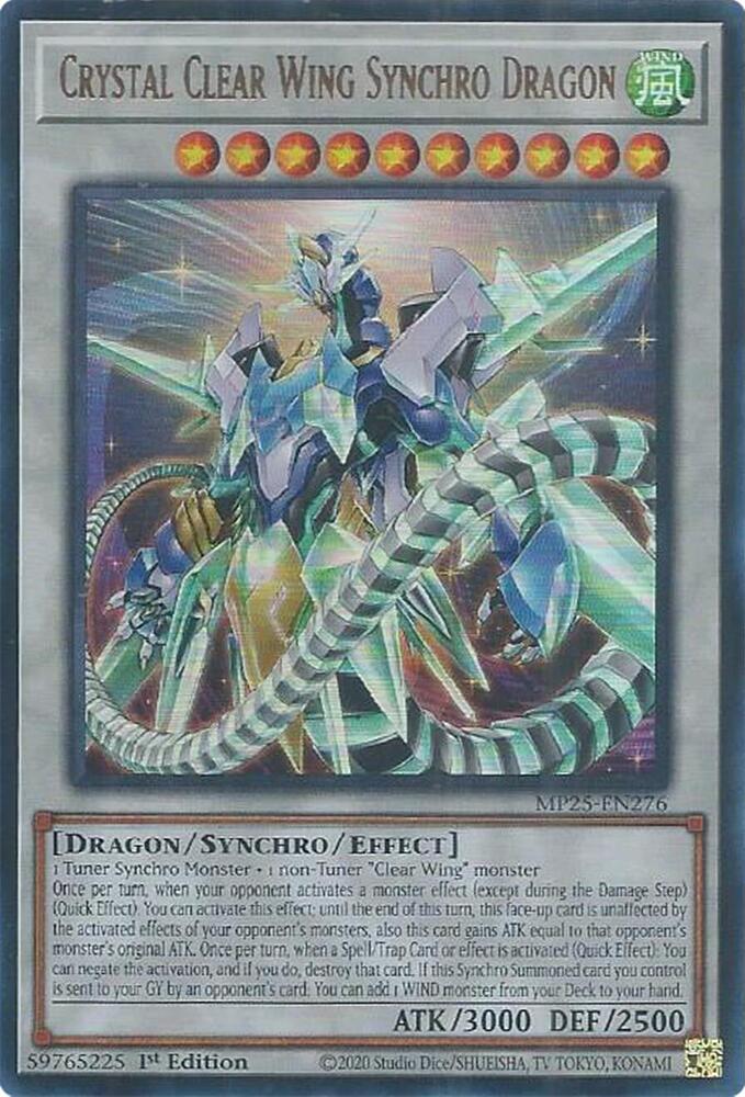 Crystal Clear Wing Synchro Dragon