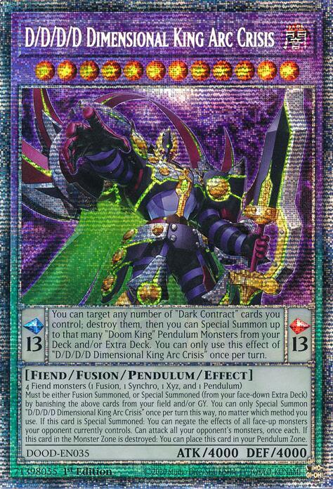 D/D/D/D Dimensional King Arc Crisis (Starlight Rare)