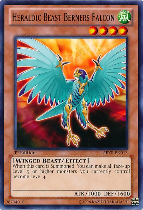 Heraldic Beast Berners Falcon