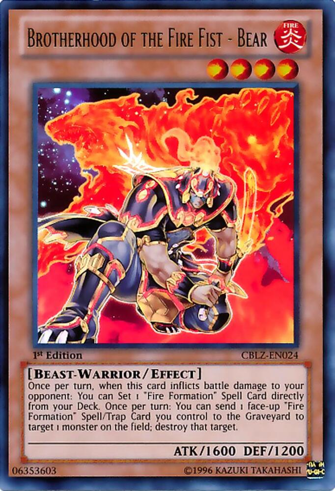 Brotherhood of the Fire Fist - Bear