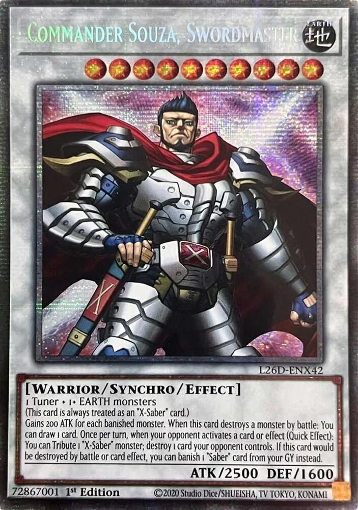 Commander Souza, Swordmaster (Starlight Rare)