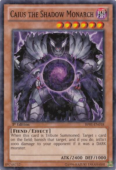 Caius the Shadow Monarch (Starfoil)