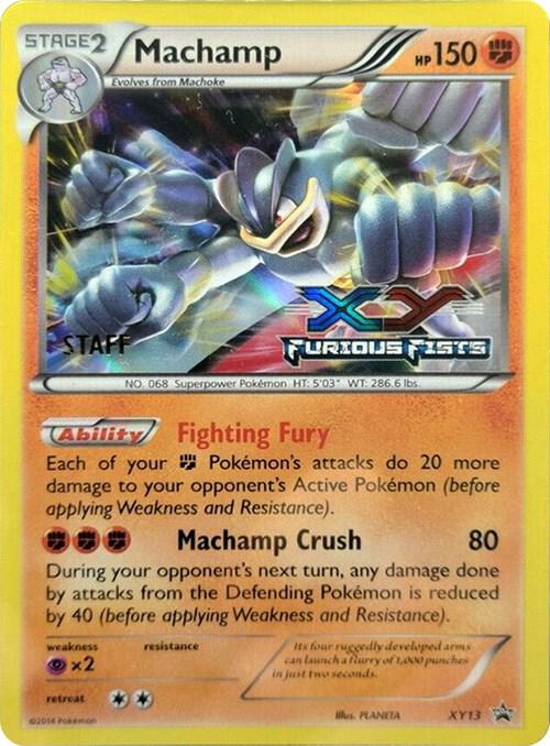 Machamp - XY13 (Prerelease) [Staff]