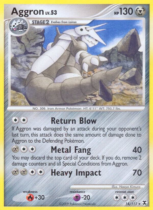 Aggron #14 Pokemon Rising Rivals