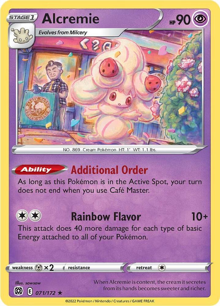 Alcremie #71 Pokemon Brilliant Stars