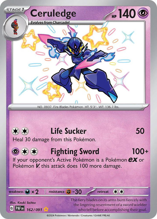 Ceruledge #162 Pokemon Paldean Fates