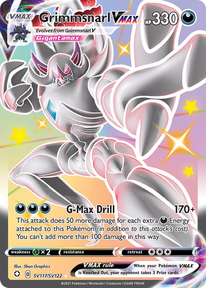 Grimmsnarl VMAX #SV117 Pokemon Shining Fates