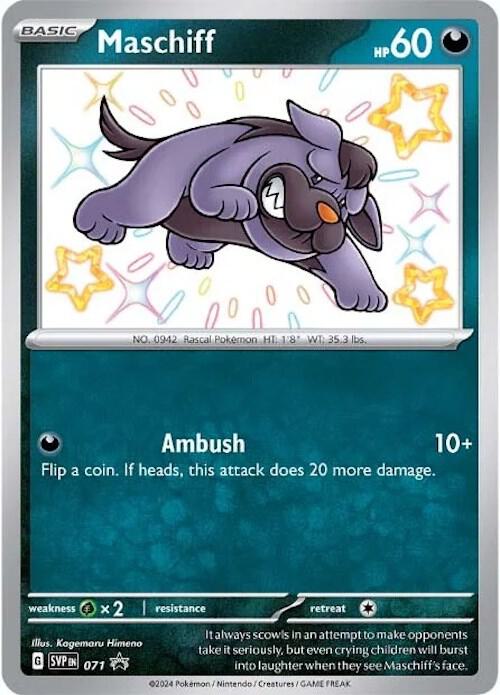 Maschiff #71 Pokemon Promo