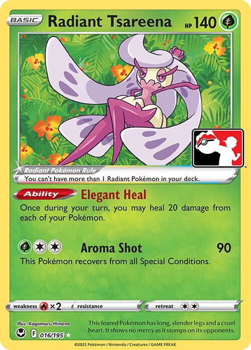 Radiant Tsareena [Prize Pack] #16 Pokemon Silver Tempest