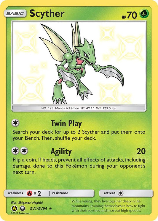 Scyther #SV1 Pokemon Hidden Fates