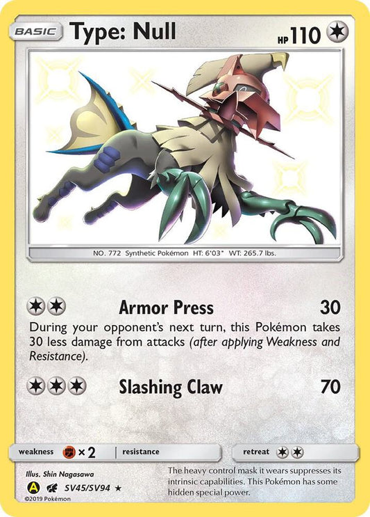 Type: Null #SV45 Pokemon Hidden Fates