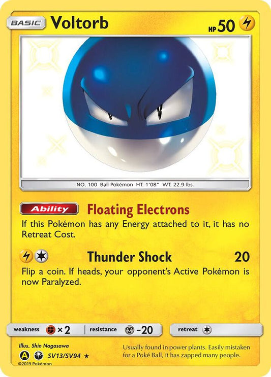 Voltorb #SV13 Pokemon Hidden Fates
